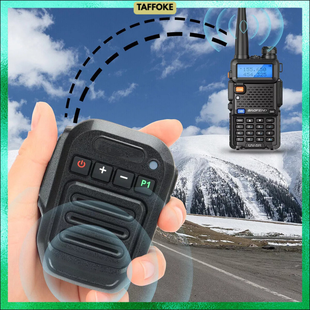 Speaker Microphone Walkie Talkie PTT Wireless Bluetooth - T5