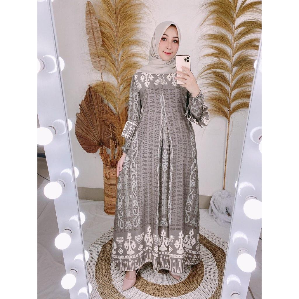Gamis wanita terbaru 2024 modern lebaran / Gamis lebaran 2024 mewah / Gamis terbaru 2024 kekinian / 
