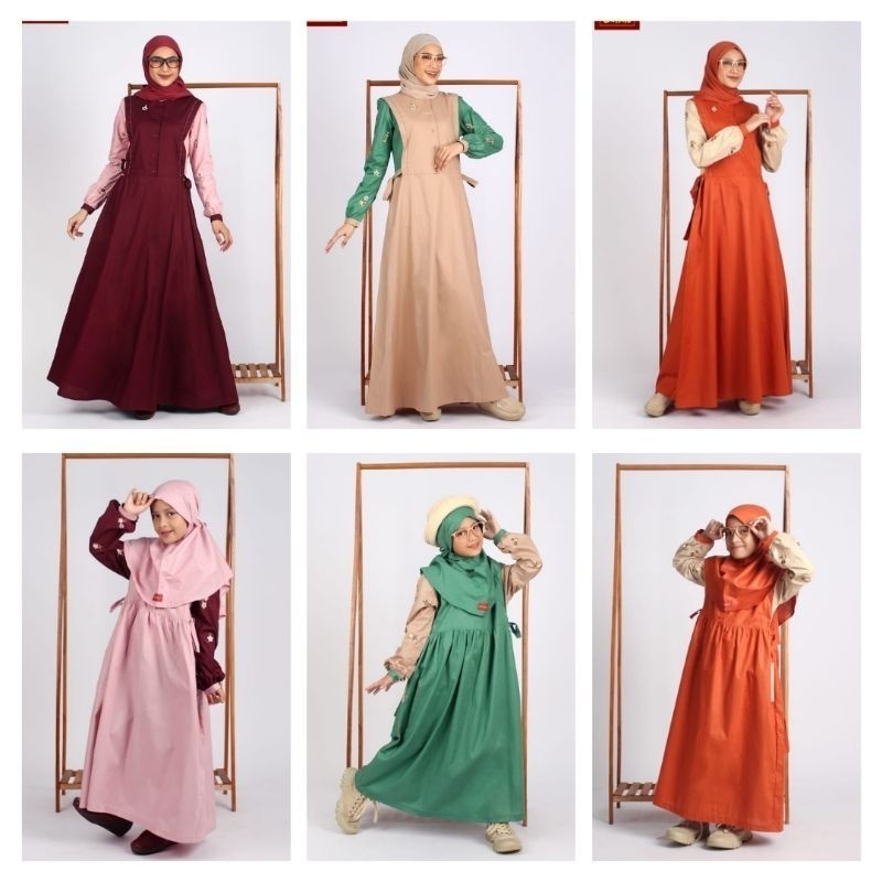 Promo Hits ️ Dannis Online Surabaya ️ A230601 and Jkpl 0601 Abaya Dannis Terbaru Gamis Katun Dress W
