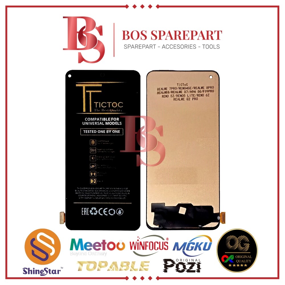 Bos Sparepart Jakarta - LCD TOUCHSCREEN OPPO RENO 5F / 4 SE / A94 / REALME 8 4G / 8 PRO 4G / 7 PRO