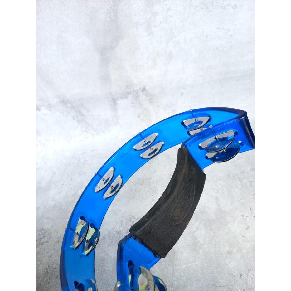 Tamborin Ketipung Kendang Kendang Dangdut Alat Musik Tamborine - Biru