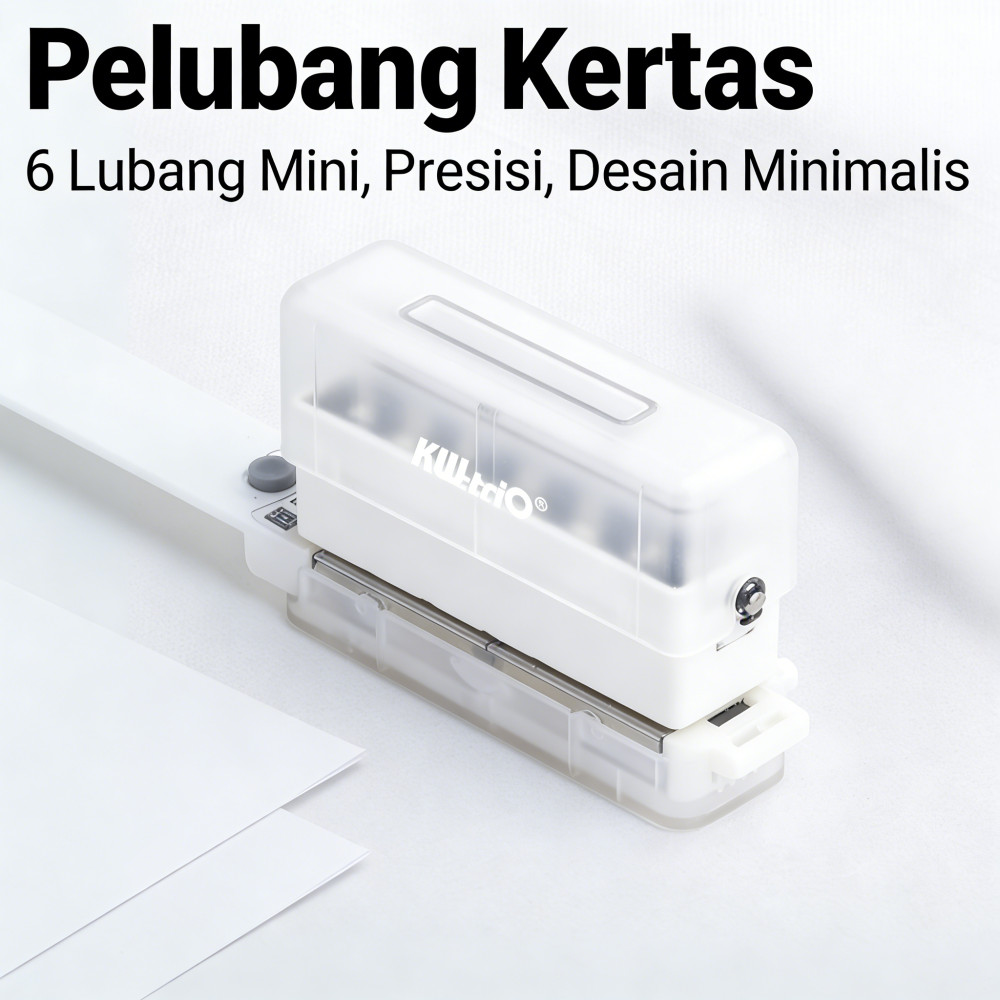 Kertas Mini 6 Lubang / Pons Kertas A5 A4 B5 / Motif Pembolong Kertas / Pelubang Kertas