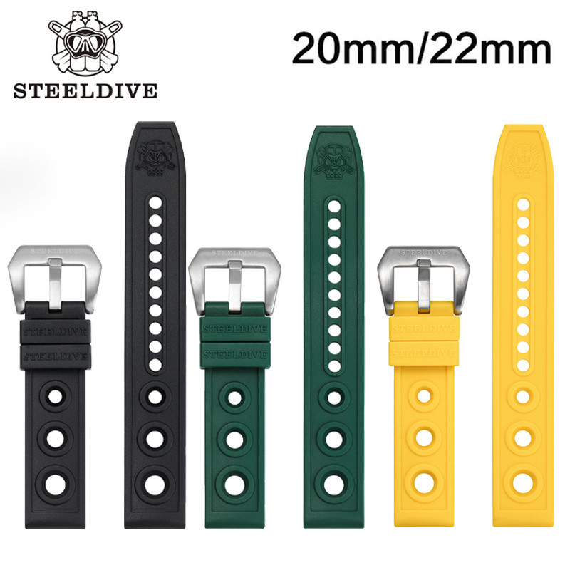 STEELDIVE Automatic Watch Strap Replacement Watch bands Automatic Watch 22mm Bracelets Blue Dive Wat
