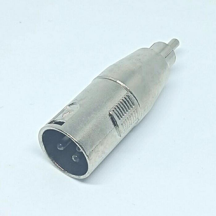 jack sambungan rca male to canon male/over jack rca male to canon male