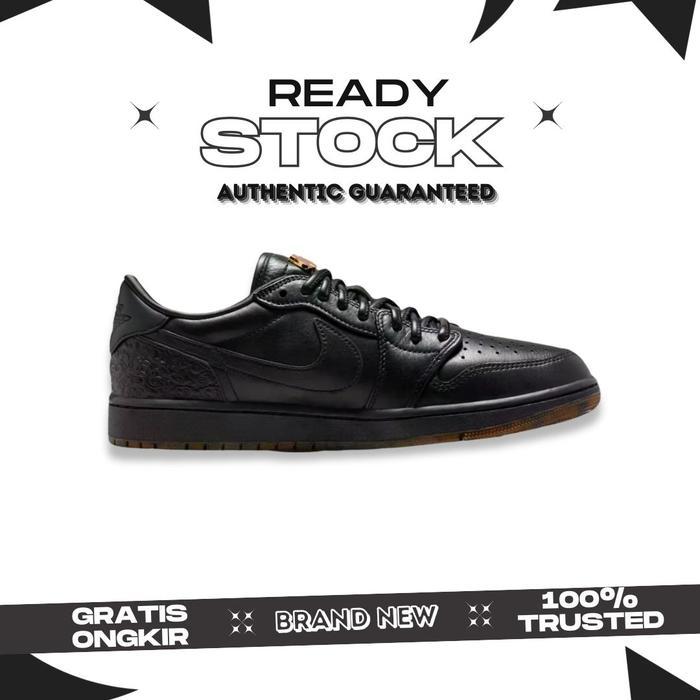 Air Jordan 1 Low OG “Xuan Wu” Metallic Gold Black - 36