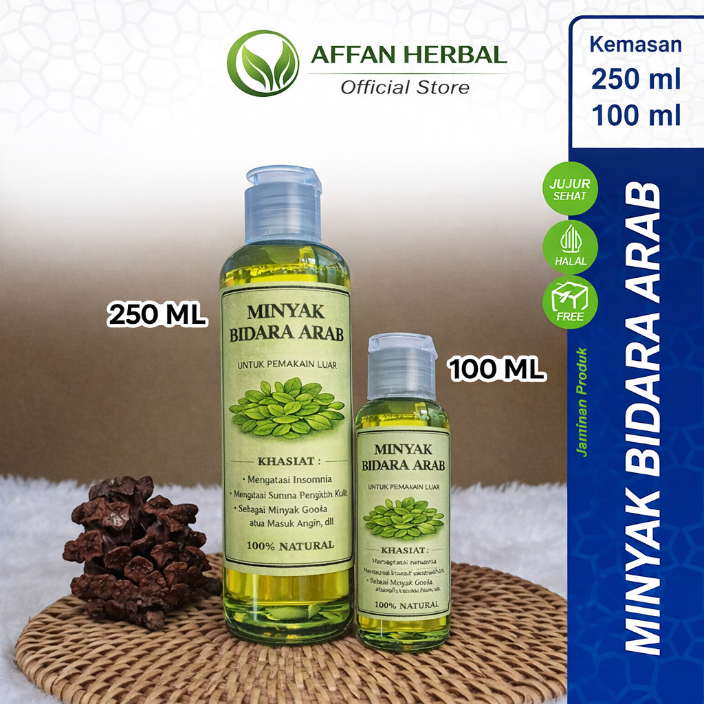 Minyak Urut Bidara 250ml / Minyak Pijat Bidara / Minyak Bidara Urut Pijat