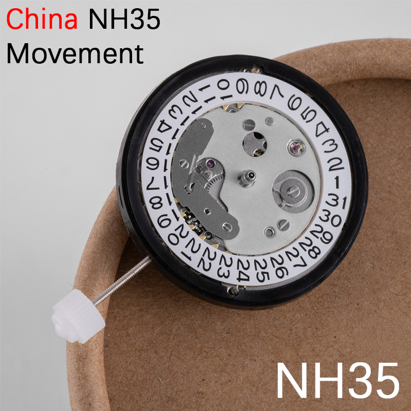 NH35 Movement Can Replace The Japanese NH35 Movement Date At 3 o'clock Calendar High Accuracy Automa