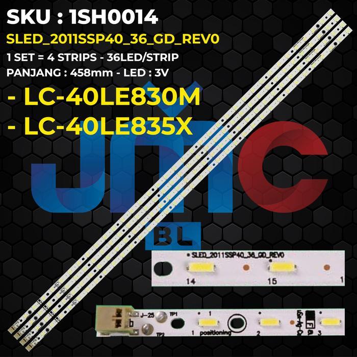 Backlight TV 40 Inch LC-40LE830M LC-40LE835X SLED_2011SSP40_36_GD_REV0