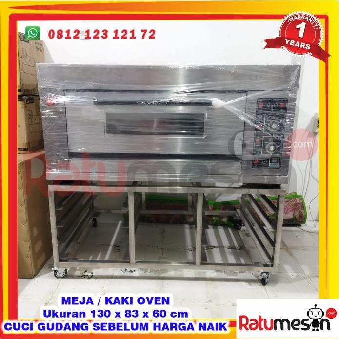 Meja / Kaki Oven 1 deck 2 tray untuk FOMAC CROWN MASEMA GETRA - KNOCK DOWN