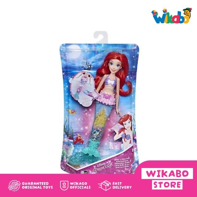 Boneka Ariel mermaid princess light