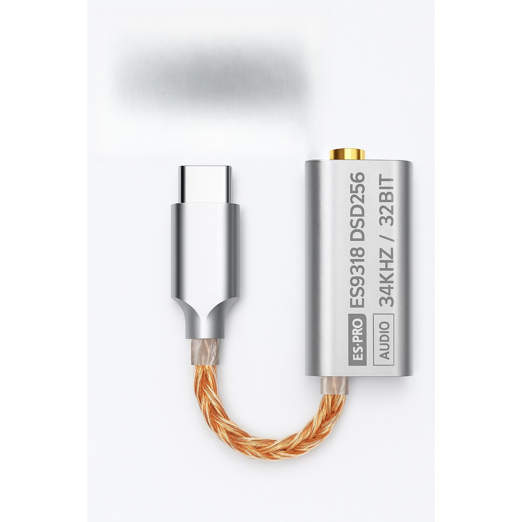 180mW 130dB SNR USBC HiFi DAC ES9318, Winter Stable, For KZFor Moondrop Headphones