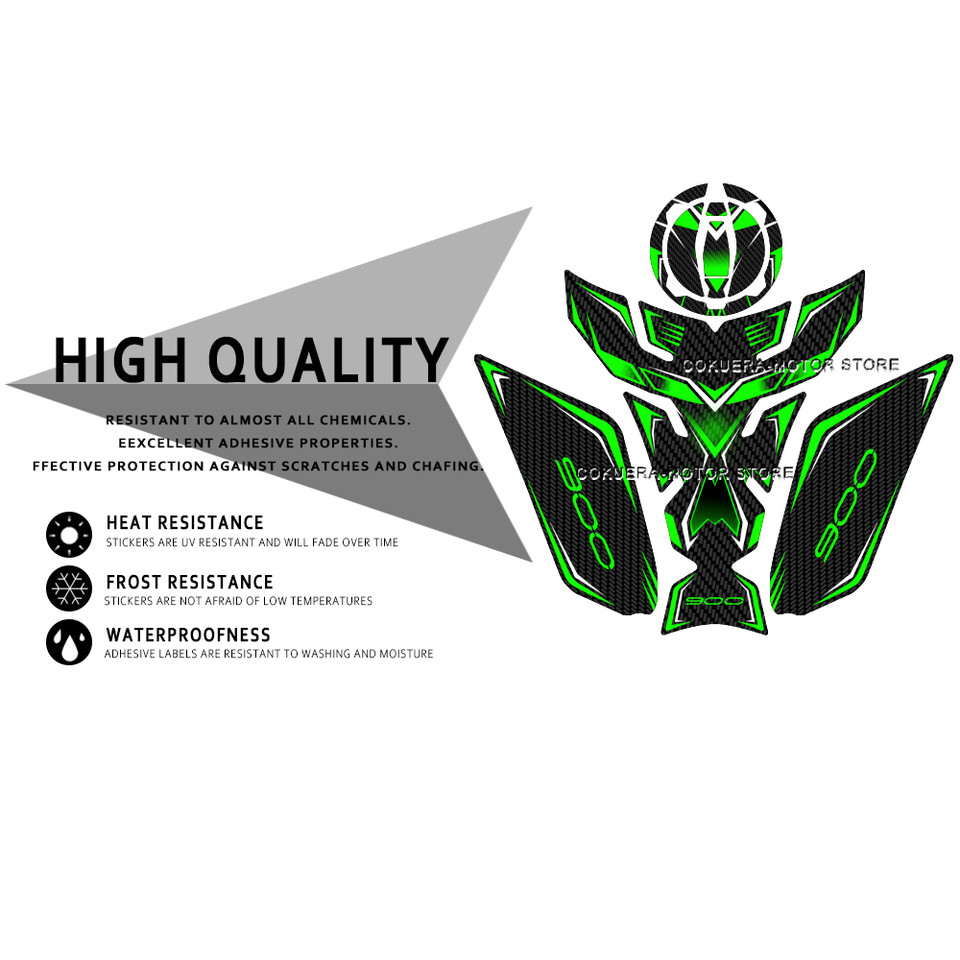 For Z900 Z 900 Motorcycle Fuel Tank Sticker Protection Sticker Decal Knee Pad Sticker
