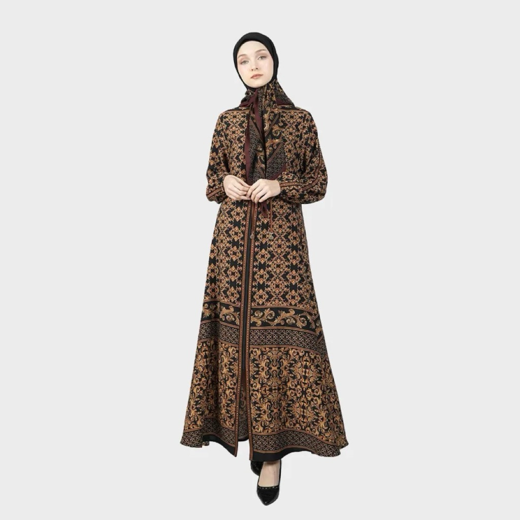 Abaya Hikmat Fashion Original A8847-08 Ukuran S-XL