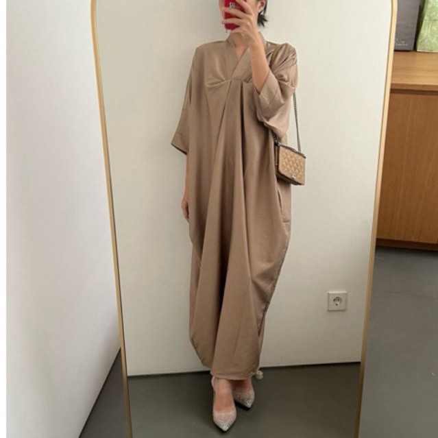 Kavana kaftan - kaftan wanita - kaftan satin  - kaftan soya - kaftan premium - Kaftan lebaran - KAFT