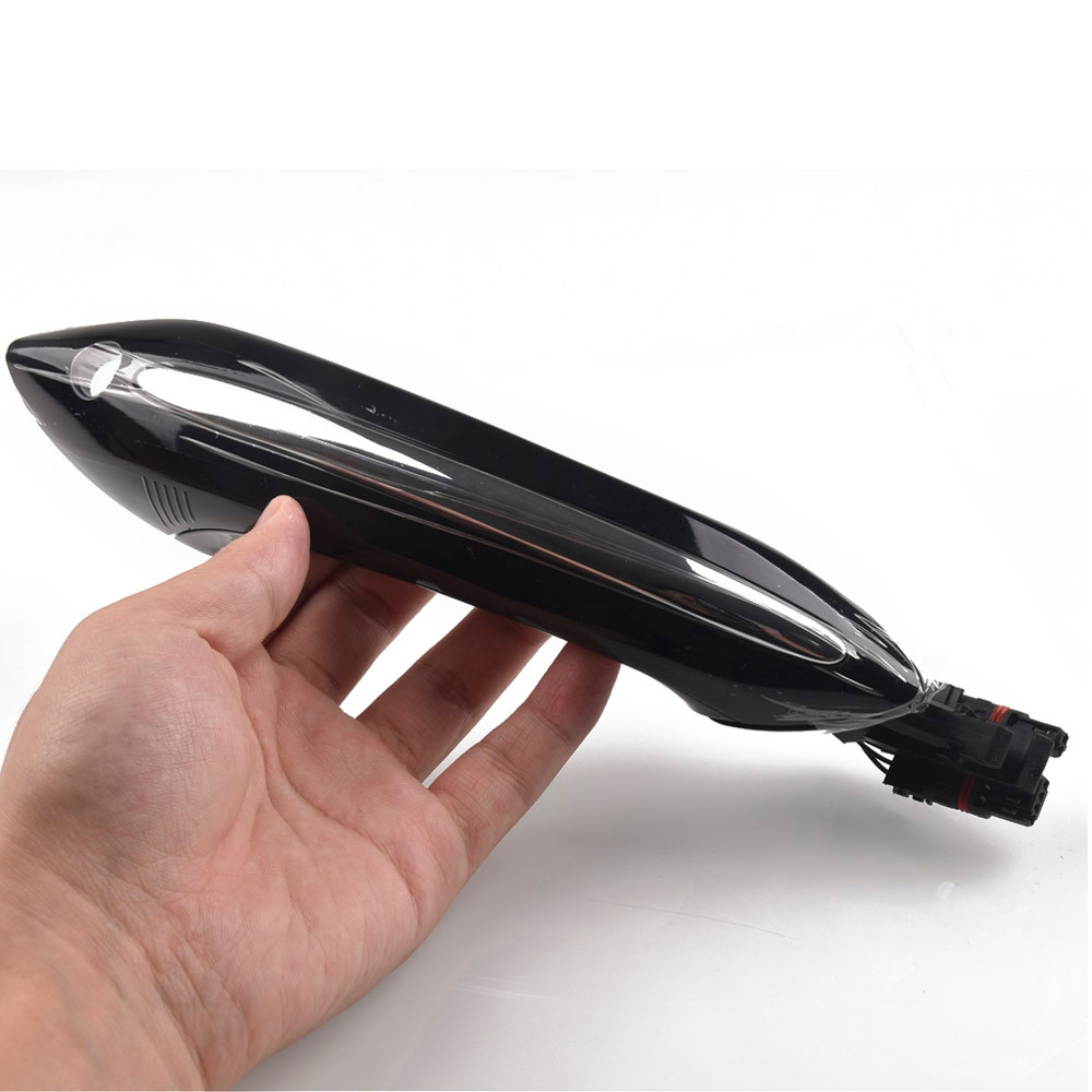 Black car Exterior Comfort Access door handle for BMW 5 7 series F01 F02 F06 F10 640d 640i 640iX 650