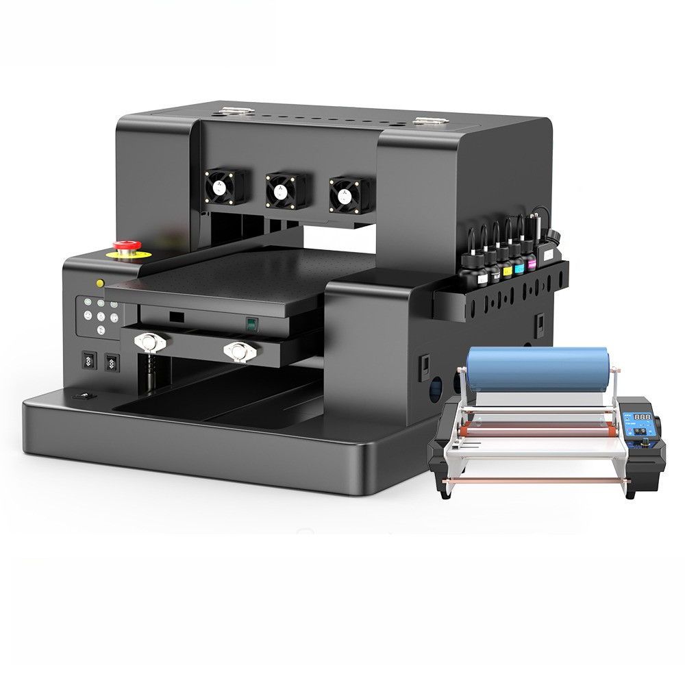 A3 UV Printer XP600 UV Flatbed Printing Machine A3 UV DTF Printer For Pen Bottle Wood UV Flatbed Pri