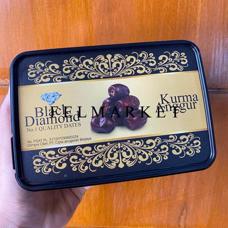 Kurma Anggur Black Diamond No 1 Quality  Dates / Kurma Anggur 500 gr / 1 Pack