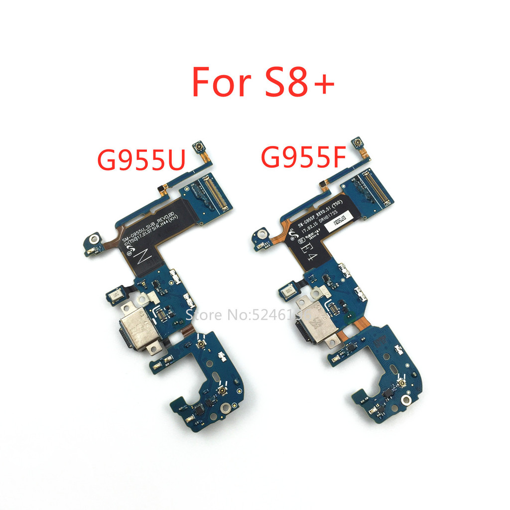 1pcs USB arging arger Port Dock Connector Flex Cable For Samsung Galaxy S8 Plus SM-G955F SM-G955U G9