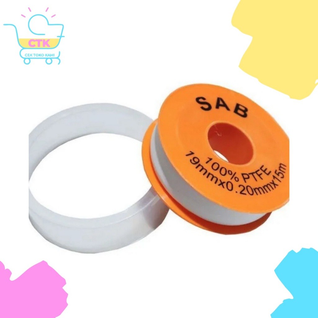 SAB TBA Isco Vico Seal Pipa Isolasi Pipa Anti Bocor Jumbo Besar 1 inch x 15m