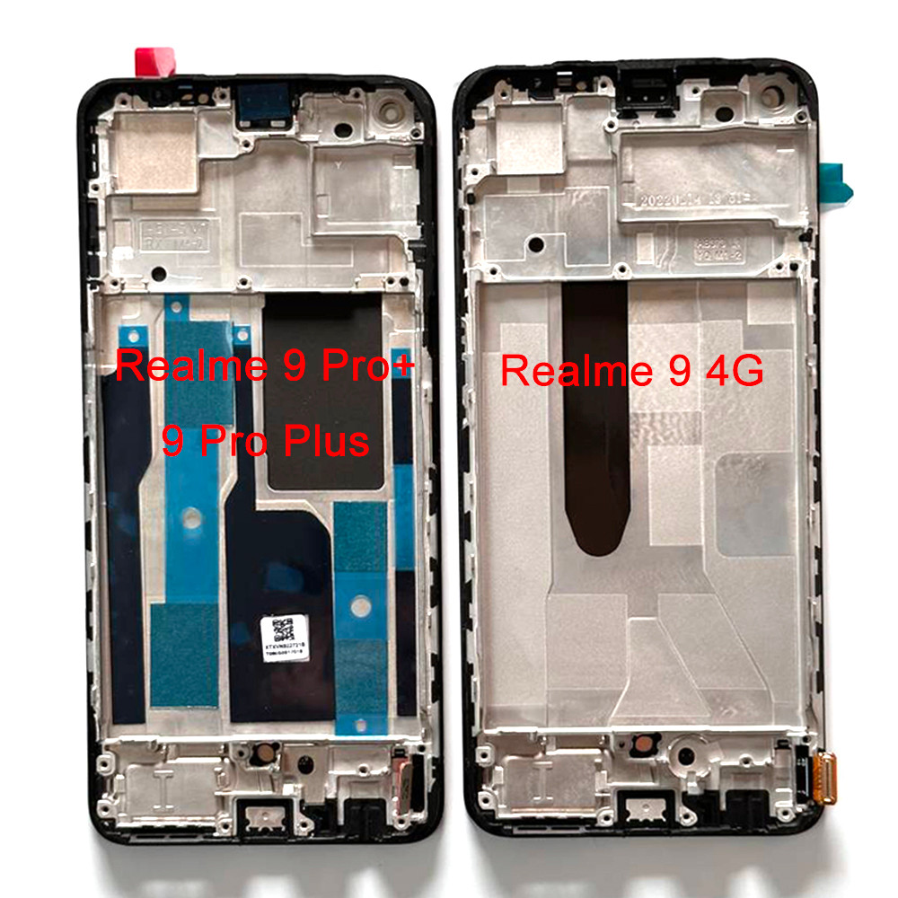 6.4"al AMOLED For OPPO Realme 9 Pro+ 9 Pro Plus RMX3392 LCD Screen splay Tou Panel gitizer Realme 9 