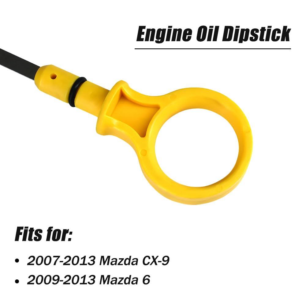 580mm Engine Oil pstick for Mazda 6 CX-9 2007-2015 Ford Edge Explorer Flex Taurus Linco MKS MKT MKX 