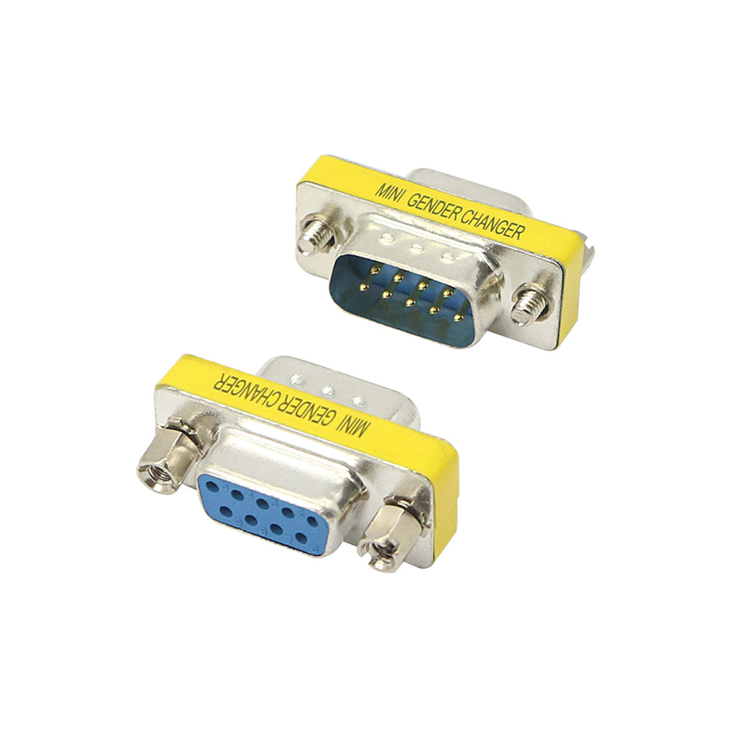 Mini Gender Changer Konektor DB9 RS232 Male to Male / Female to Female / Male to Female