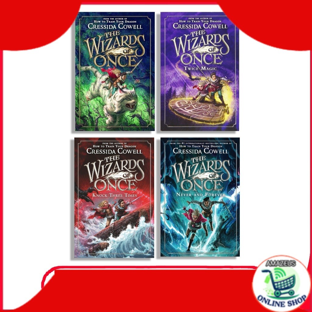 The Wizards of Once (4 book series English) by Cressida Cowell