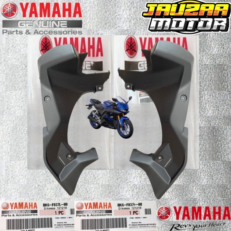 PANEL CONSOLE COVER DASBOR R15 VVA V3 KANAN KIRI BK6-F837L-00 BK6-F837M-00 ORIGINAL YAMAHA