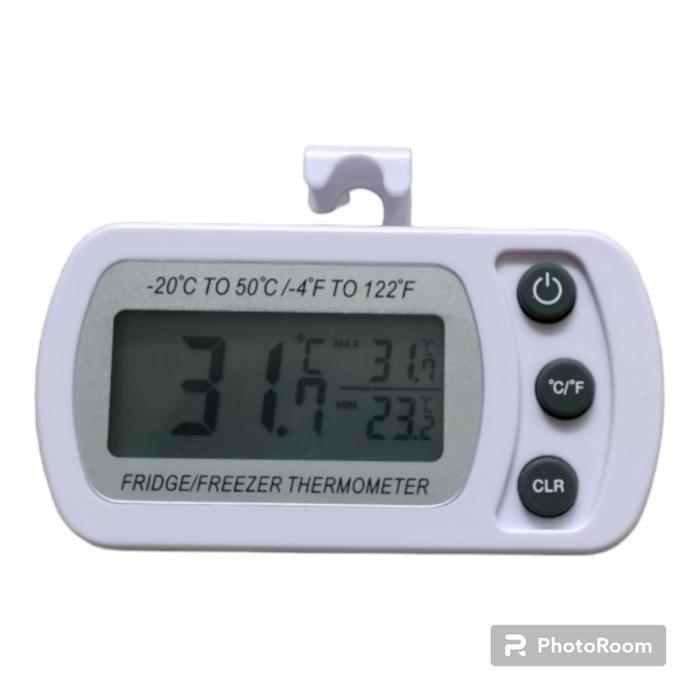 Termometer digital kulkas pendingin freezer-fridge thermometer/Freezer Termometer - Putih