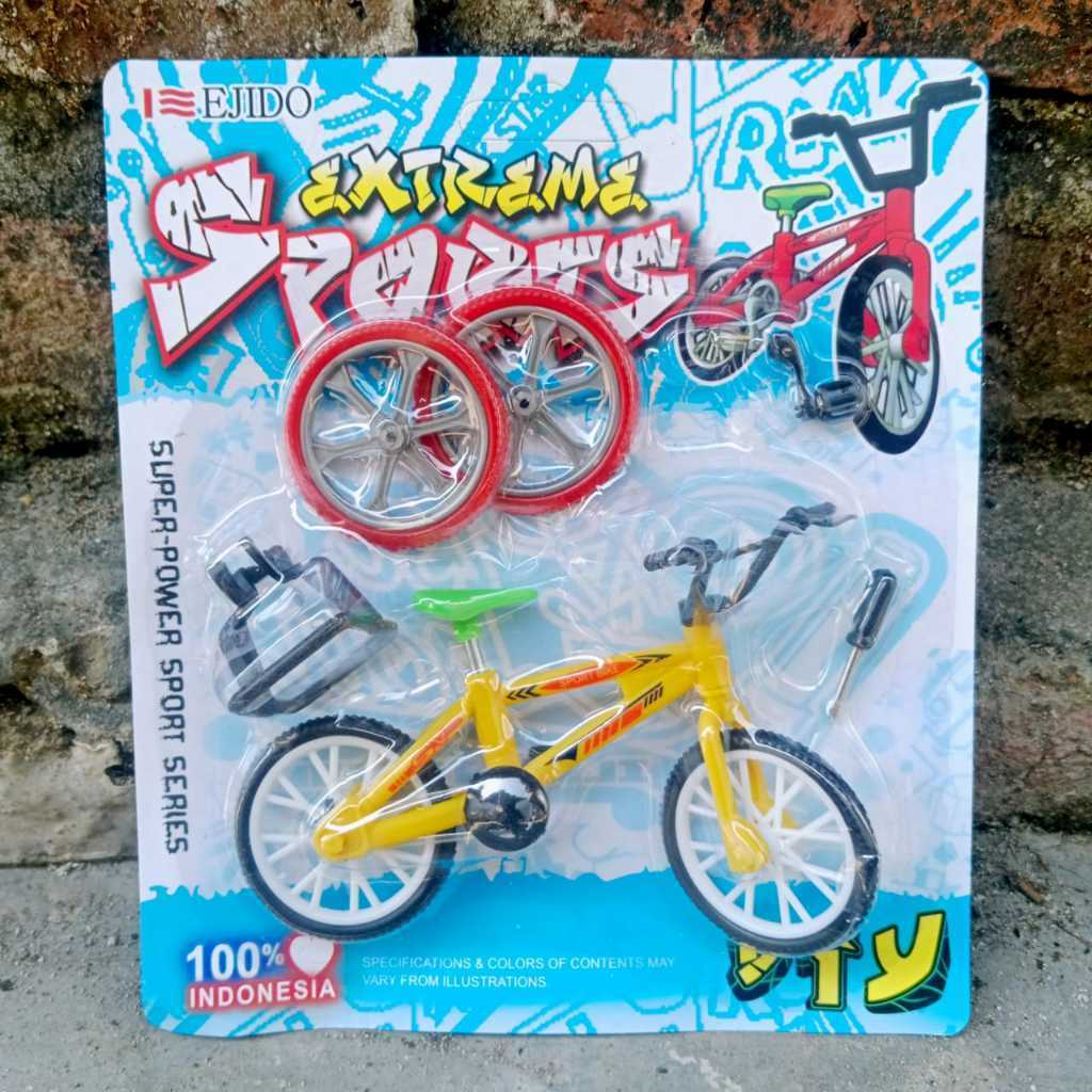 1 SET MAINAN SEPEDA BMX / MINIATUR SEPEDA GOES BMX / SEPEDA BMX EXTREME SPORT