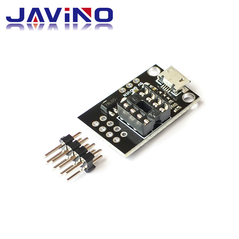 ATtiny13A / ATtiny25 / ATtiny45 / ATtiny85 Pluggable ATTINY Development Programming Bare Board