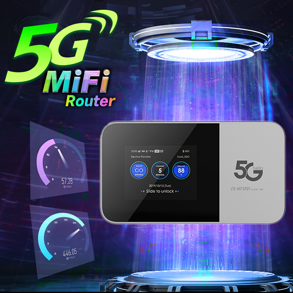 aneve M2B 5G MiFi Wireless mini Portable Broadband Router Travel Wi-Fi Mobile Hotspot 5g Modem Sim C