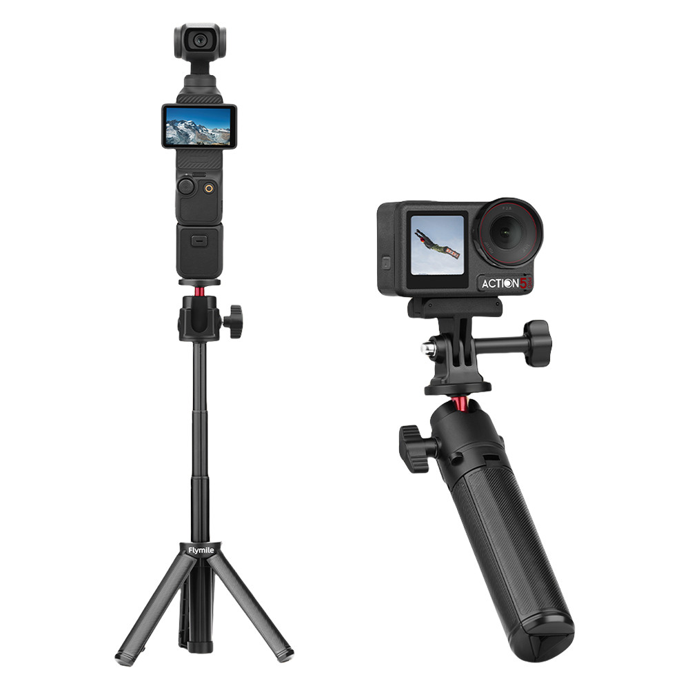 Extension Rod Pole Bar with 14inch Thread Handheld Pole Extended Selfie Stick for DJI Osmo Action 5 
