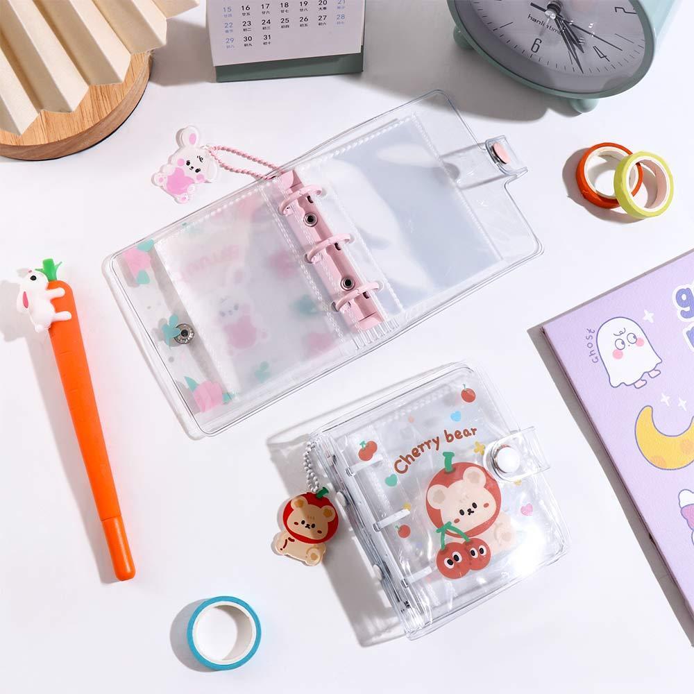 Stationery Students Journal Planner Mini 3 Hole Binder Notebook Binder Ring Notebook Photo Album Loo