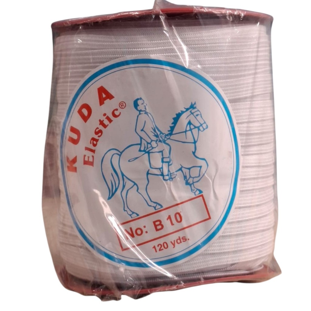 Tali Karet Kuda B10 / Elastic 10mm / Elastik 1cm 120Yard