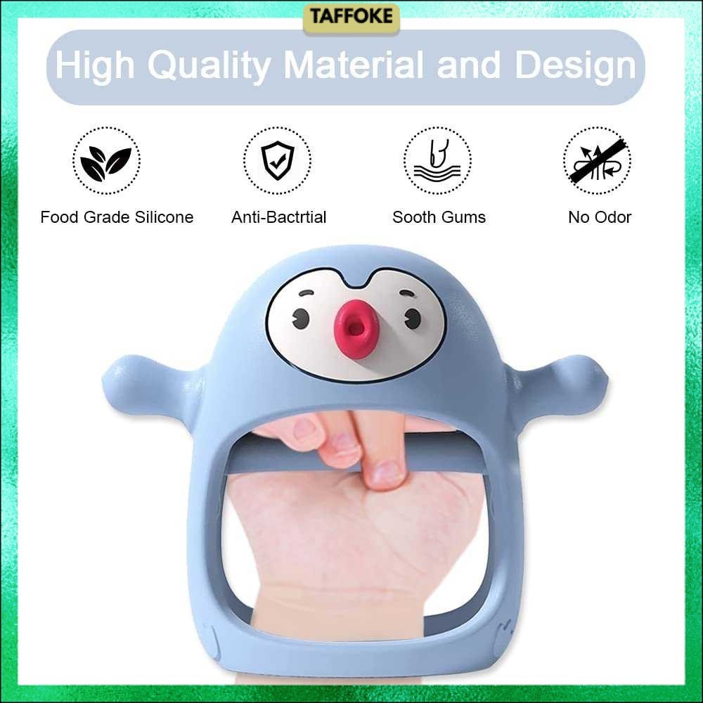 Baby Teether Toys Silicone Chewable Hand Breast Feeding - Sm01