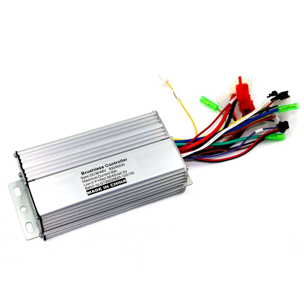 GREENTIME 36V48V 500W600W 30Amax BLDC Brushless Motor Controller Electric Bike Tricycle Dual Mode Se