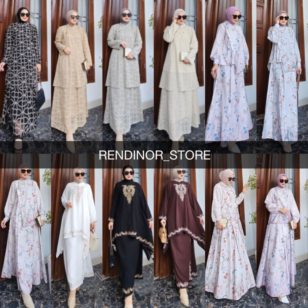 MONA ME SET ALL COLLECTION (ATASAN DAN ROK) BY MONA SYARI