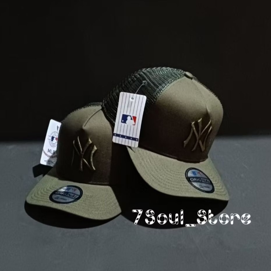 Ramadhan - Topi Fashion Baseball Trucker NY New York Cap Army Mlb Premium Quality COD