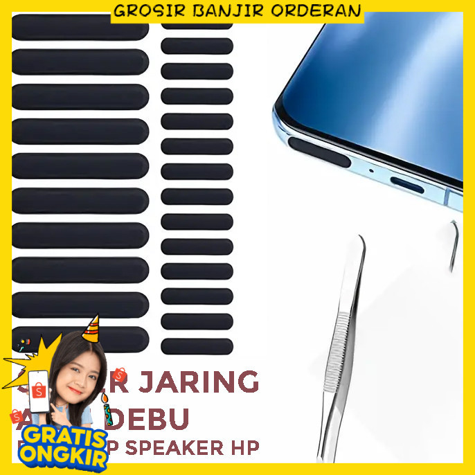 ICLOTH Stiker Jaring Anti Debu Penutup Lubang Speaker HP - IC01
