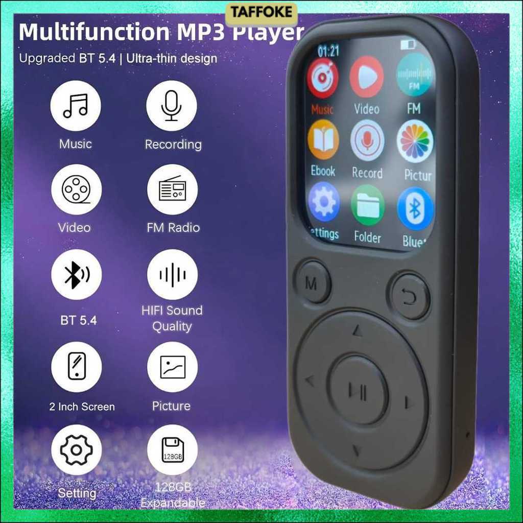 MP3 Digital Audio Player HiFi Bluetooth MP4 2 Inch 210mAh - SD-09