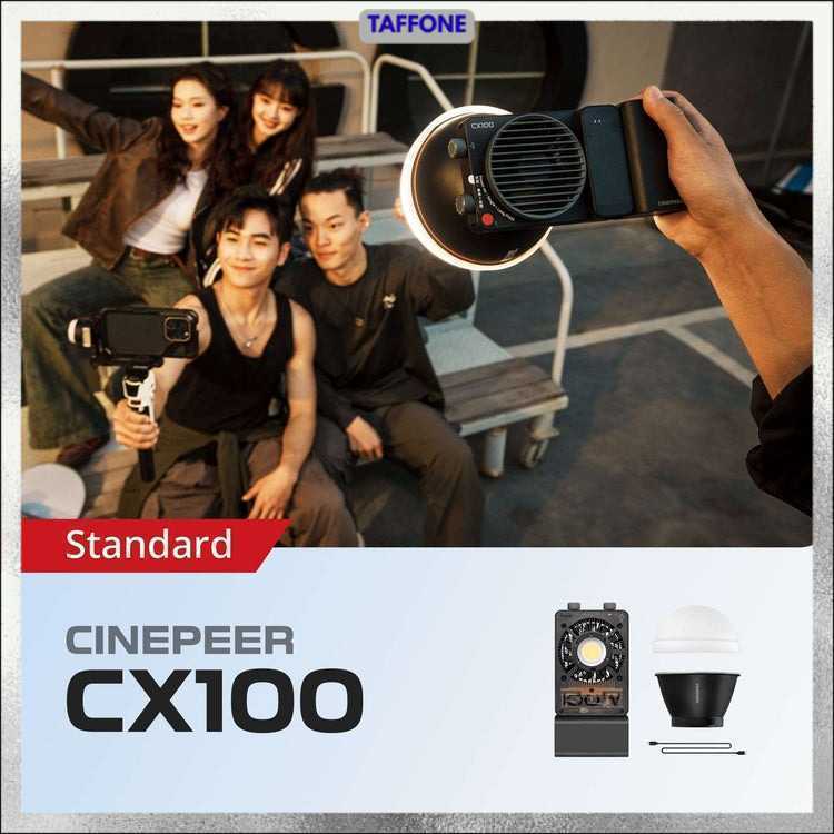 Lampu Flash Fill COB Light Tricolor 100W 4500mAh - CX100