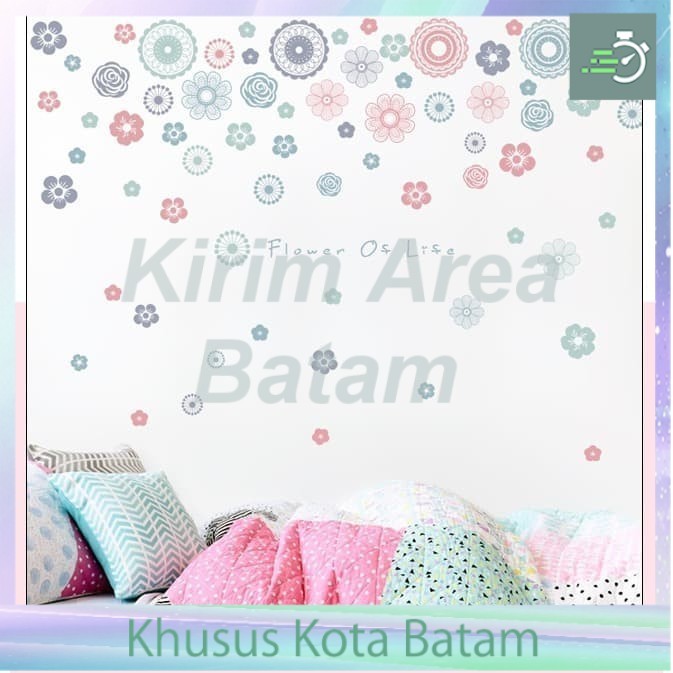 Stiker tempelan dinding wall sticker besar pohon sakura