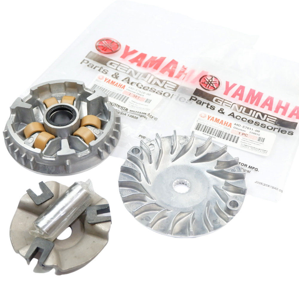 ori rumah roller aerox 125 - Rumah Roller Assy Plus Kipas CVT Yamaha Xeon 44D taufiq onderdil motor