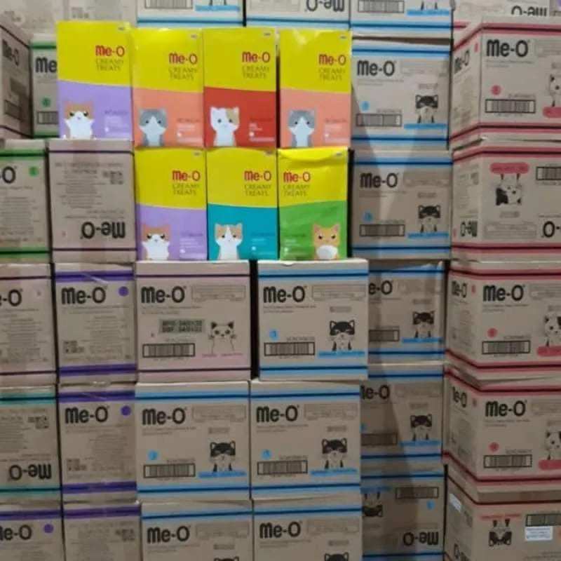 Me-O Creamy Dus 24 Pack Snack Kucing Nafsu Makan