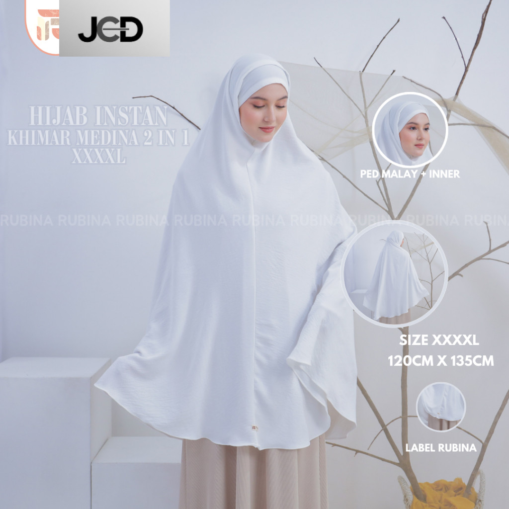 ysf . Khimar Medina Super Jumbo soft Pet Malay & Inner Crinkle Airflow XXXXL Syar'i/Bergo umroh & ha