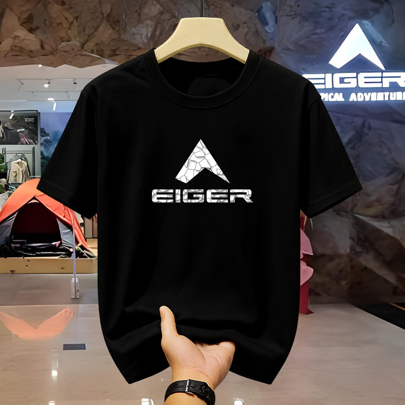 Kaos Lengan Pendek Eiger Original Pria Fashion Outdoor Casual T-shirt