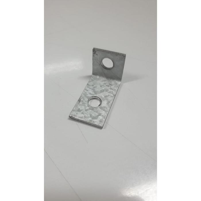 Angle Clip 2 Lubang Galvanis Siku L / Paku Ramset