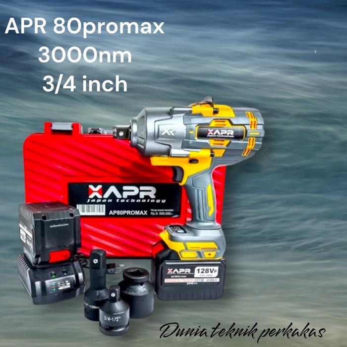 APR AP80 PROMAX+ TORSI 3000NM IMPACT WRENCH APR AP80 PRO MAX 3000NM RAJANYA IMPACT 3/4 INCH