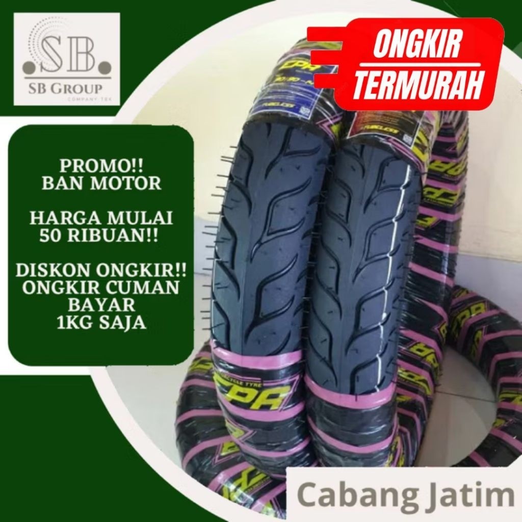Ban Motor Tubles Matic BEAT VARIO SPACY MIO XEON X-RIDE Ukuran 80/90 & 90/90 Ring 14 MERK EPR